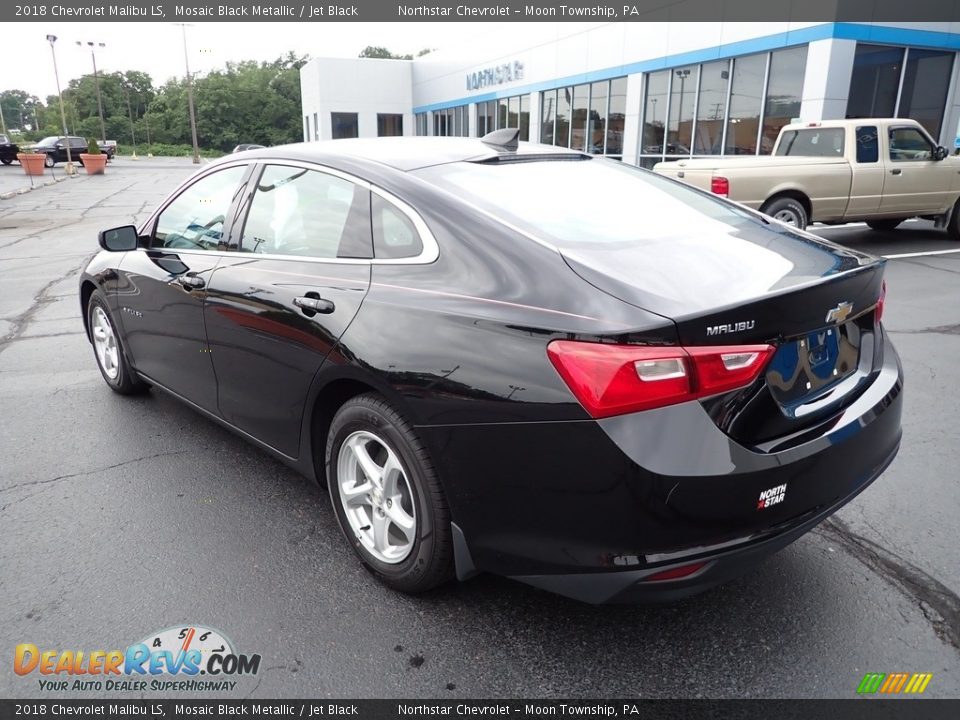 2018 Chevrolet Malibu LS Mosaic Black Metallic / Jet Black Photo #4