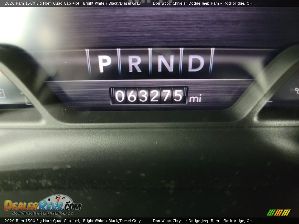 2020 Ram 1500 Big Horn Quad Cab 4x4 Bright White / Black/Diesel Gray Photo #34