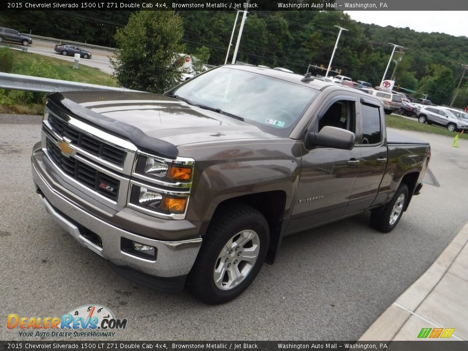 2015 Chevrolet Silverado 1500 LT Z71 Double Cab 4x4 Brownstone Metallic / Jet Black Photo #14