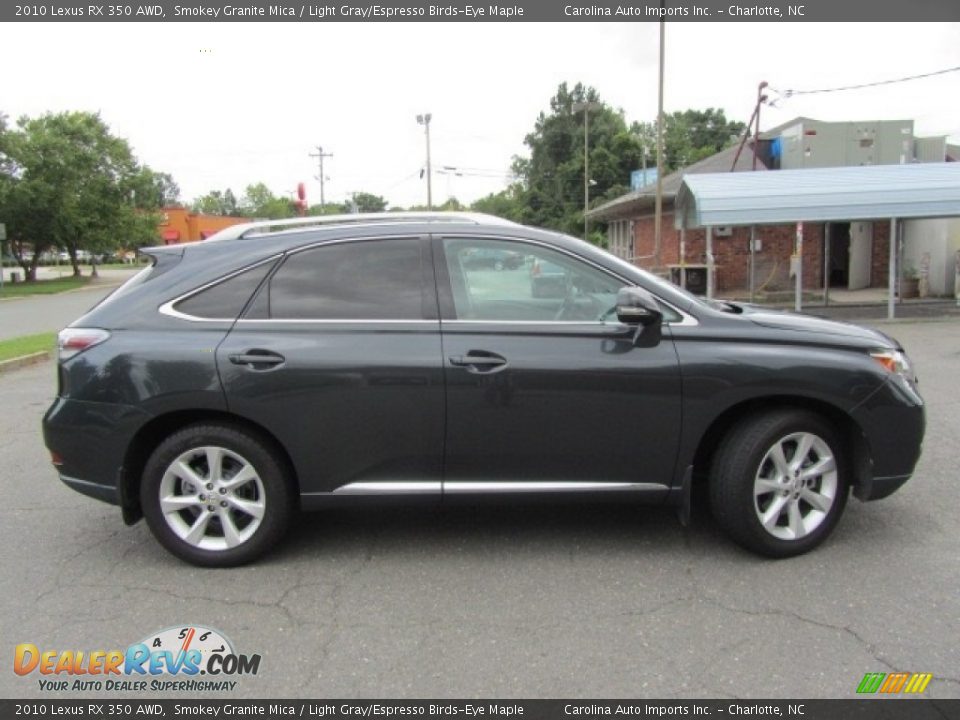 2010 Lexus RX 350 AWD Smokey Granite Mica / Light Gray/Espresso Birds-Eye Maple Photo #11