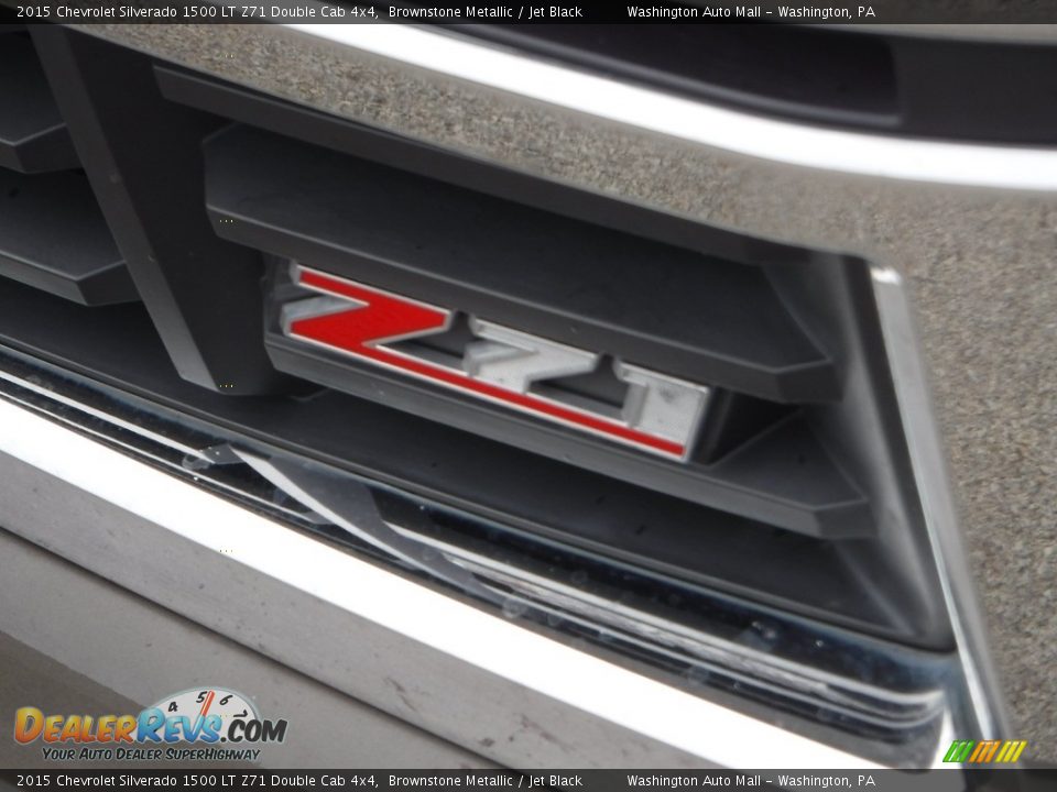 2015 Chevrolet Silverado 1500 LT Z71 Double Cab 4x4 Brownstone Metallic / Jet Black Photo #15