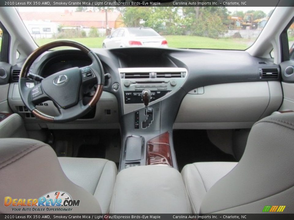 2010 Lexus RX 350 AWD Smokey Granite Mica / Light Gray/Espresso Birds-Eye Maple Photo #13