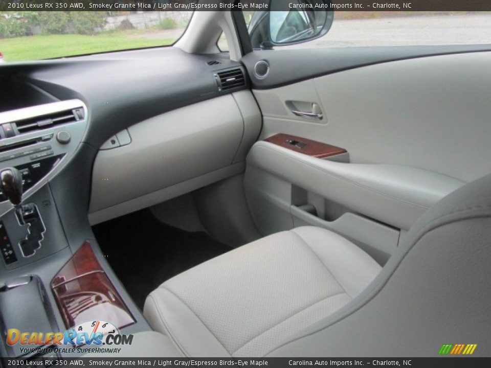 2010 Lexus RX 350 AWD Smokey Granite Mica / Light Gray/Espresso Birds-Eye Maple Photo #14