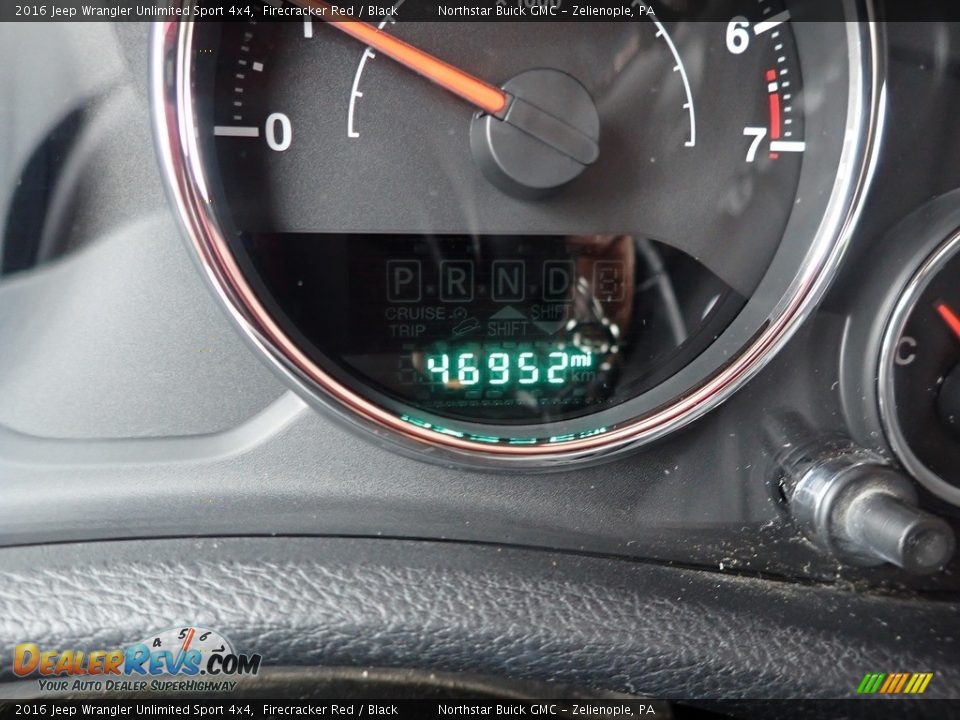 2016 Jeep Wrangler Unlimited Sport 4x4 Firecracker Red / Black Photo #30