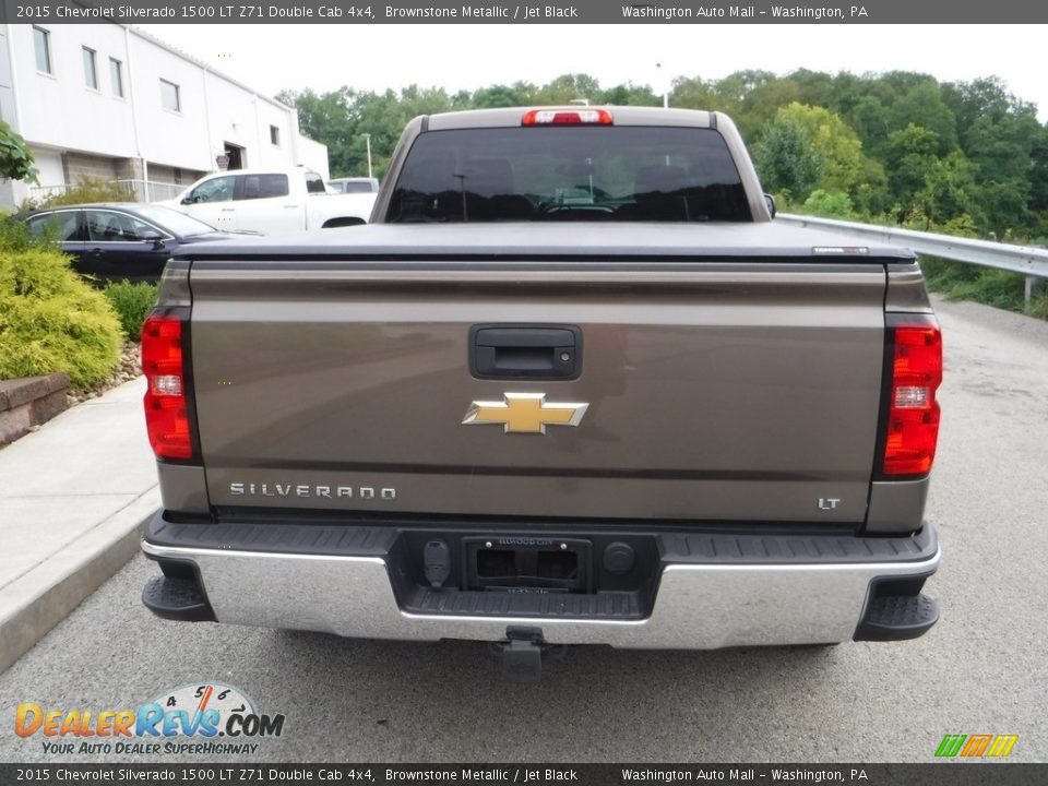 2015 Chevrolet Silverado 1500 LT Z71 Double Cab 4x4 Brownstone Metallic / Jet Black Photo #18