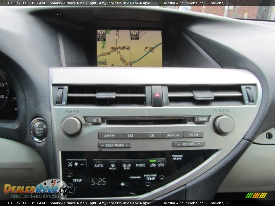 2010 Lexus RX 350 AWD Smokey Granite Mica / Light Gray/Espresso Birds-Eye Maple Photo #15