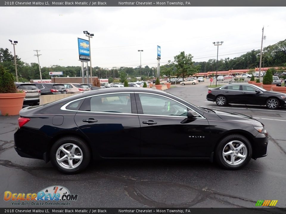 2018 Chevrolet Malibu LS Mosaic Black Metallic / Jet Black Photo #10