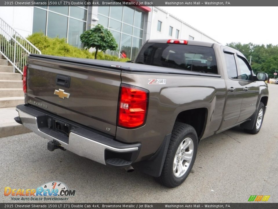 2015 Chevrolet Silverado 1500 LT Z71 Double Cab 4x4 Brownstone Metallic / Jet Black Photo #19