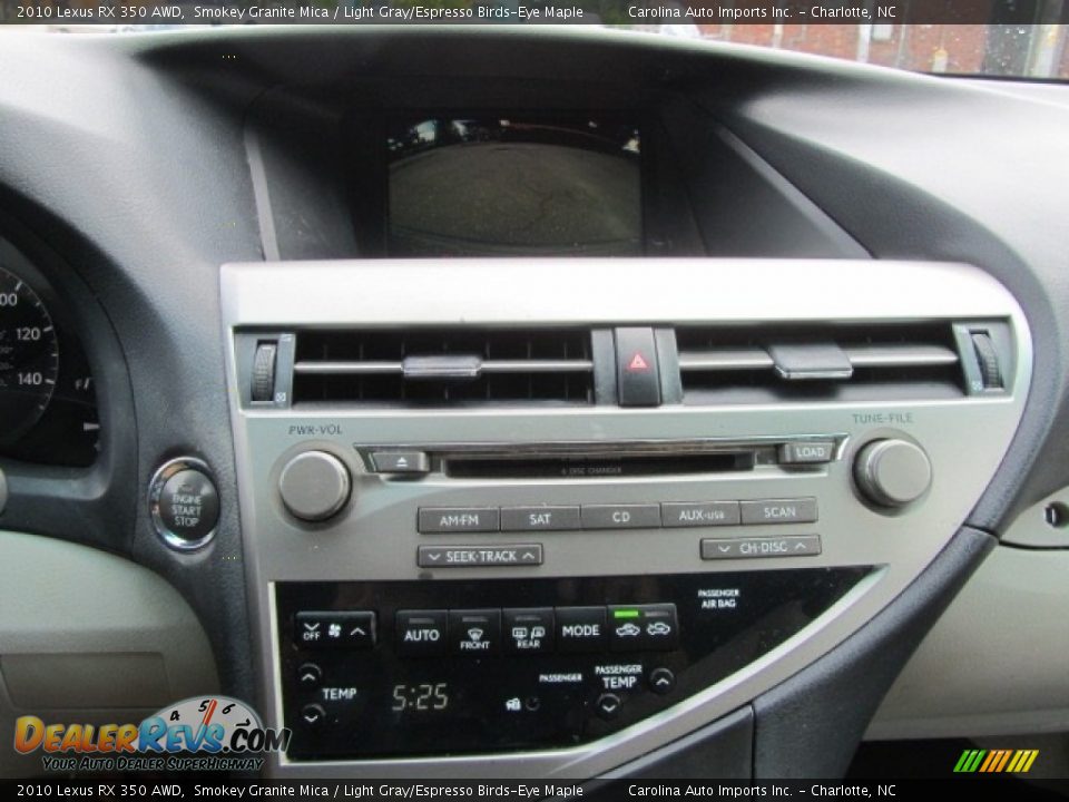 2010 Lexus RX 350 AWD Smokey Granite Mica / Light Gray/Espresso Birds-Eye Maple Photo #16