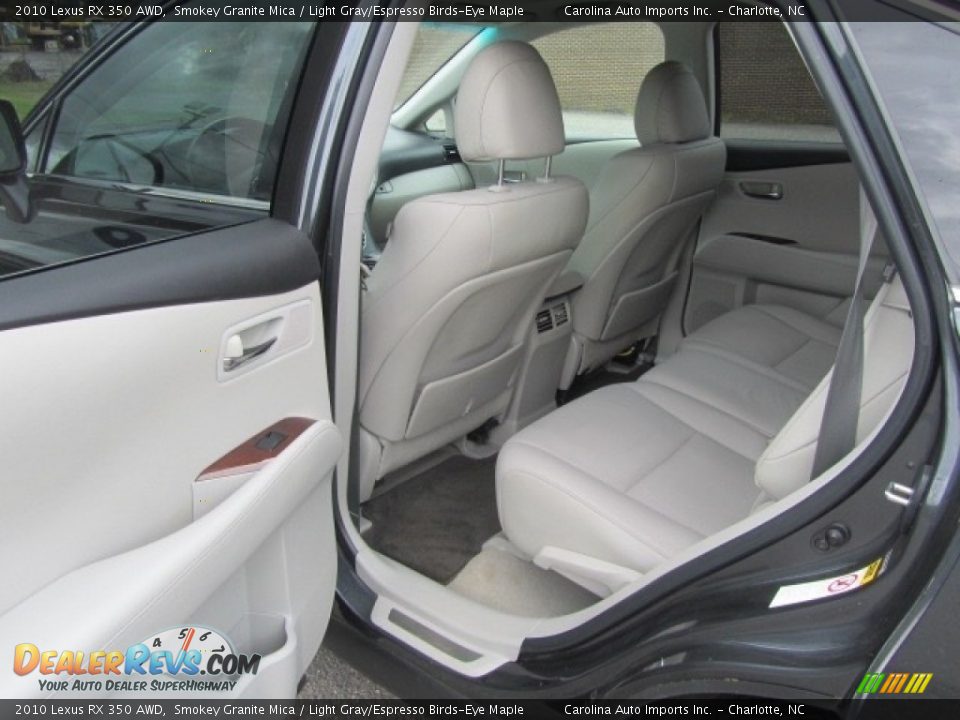 2010 Lexus RX 350 AWD Smokey Granite Mica / Light Gray/Espresso Birds-Eye Maple Photo #19