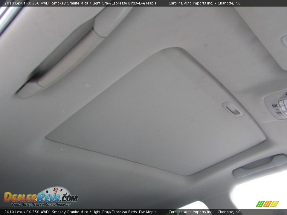 2010 Lexus RX 350 AWD Smokey Granite Mica / Light Gray/Espresso Birds-Eye Maple Photo #23