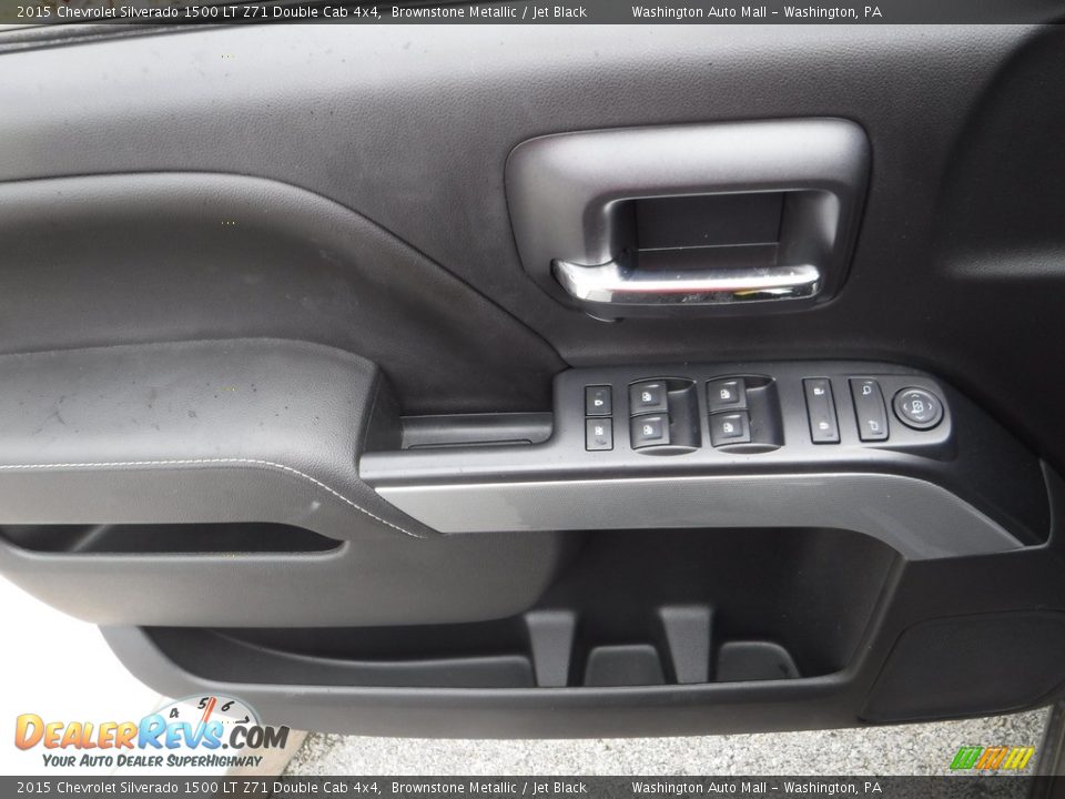 2015 Chevrolet Silverado 1500 LT Z71 Double Cab 4x4 Brownstone Metallic / Jet Black Photo #27