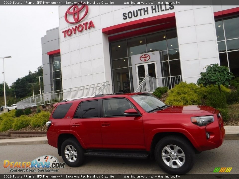 2019 Toyota 4Runner SR5 Premium 4x4 Barcelona Red Metallic / Graphite Photo #2