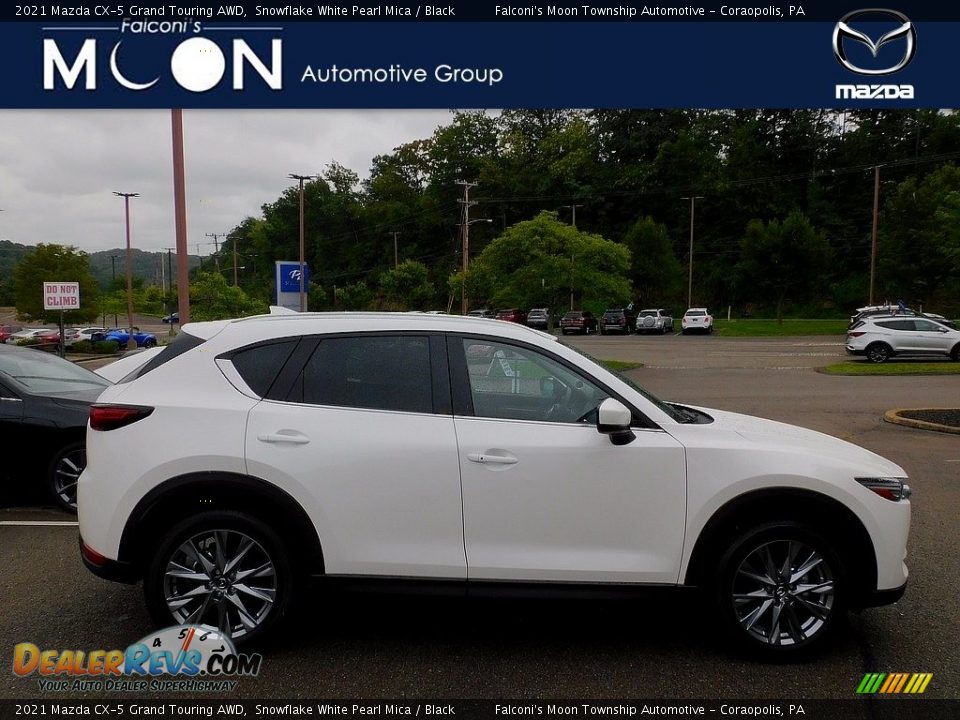 2021 Mazda CX-5 Grand Touring AWD Snowflake White Pearl Mica / Black Photo #1