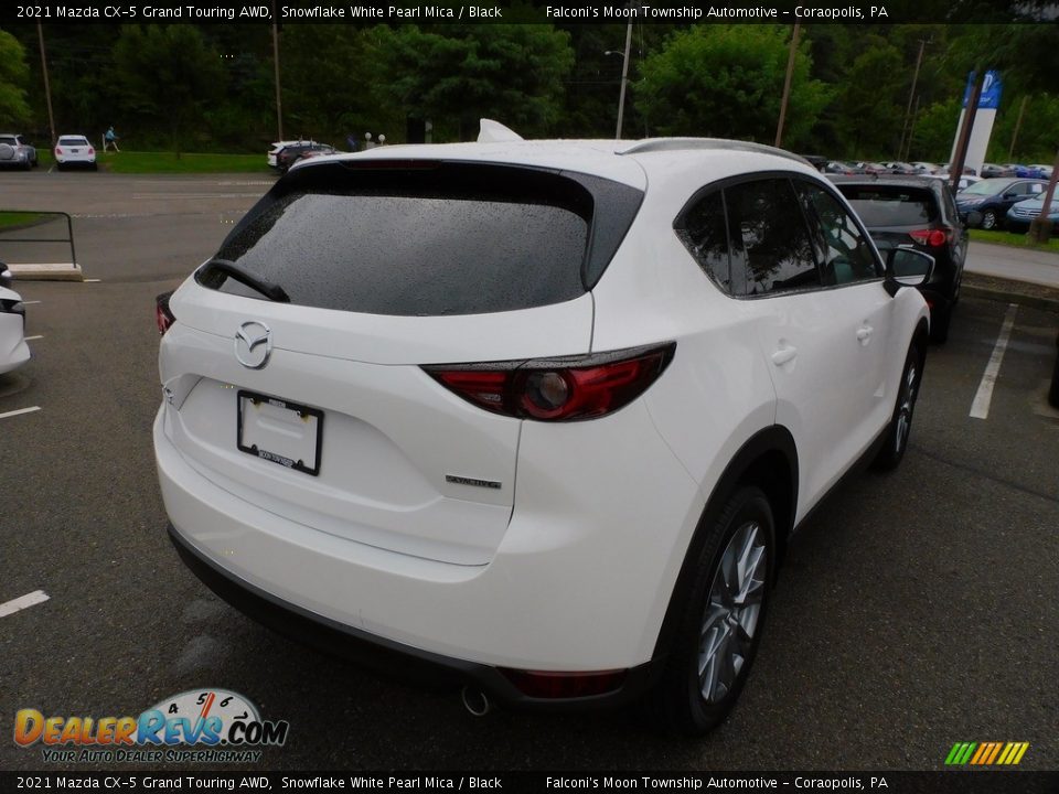 2021 Mazda CX-5 Grand Touring AWD Snowflake White Pearl Mica / Black Photo #2