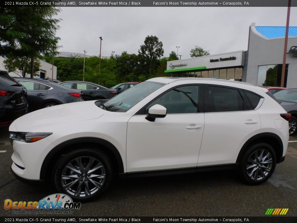 2021 Mazda CX-5 Grand Touring AWD Snowflake White Pearl Mica / Black Photo #6