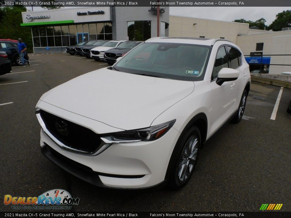 2021 Mazda CX-5 Grand Touring AWD Snowflake White Pearl Mica / Black Photo #7