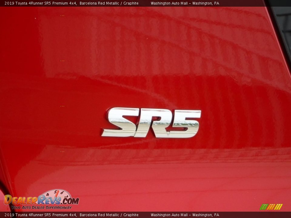 2019 Toyota 4Runner SR5 Premium 4x4 Barcelona Red Metallic / Graphite Photo #14