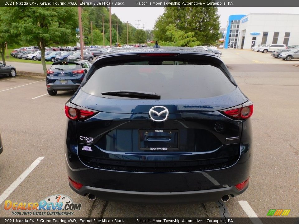 2021 Mazda CX-5 Grand Touring AWD Eternal Blue Mica / Black Photo #3