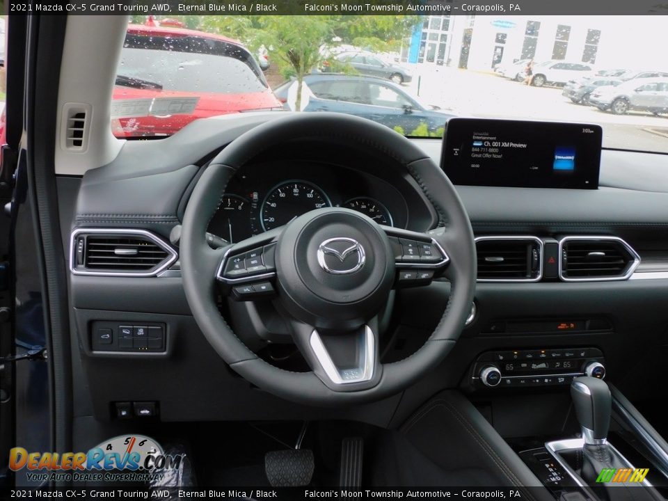 2021 Mazda CX-5 Grand Touring AWD Eternal Blue Mica / Black Photo #12