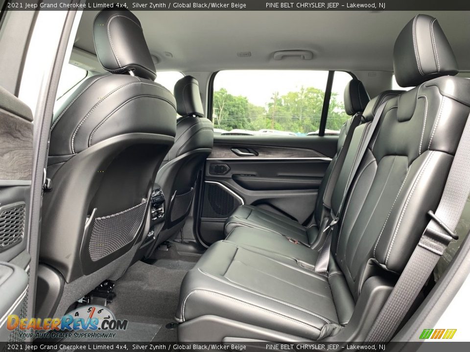 2021 Jeep Grand Cherokee L Limited 4x4 Silver Zynith / Global Black/Wicker Beige Photo #9