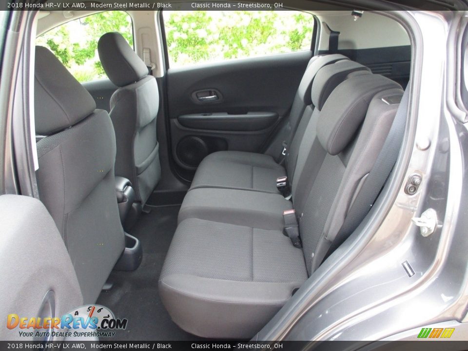 2018 Honda HR-V LX AWD Modern Steel Metallic / Black Photo #19