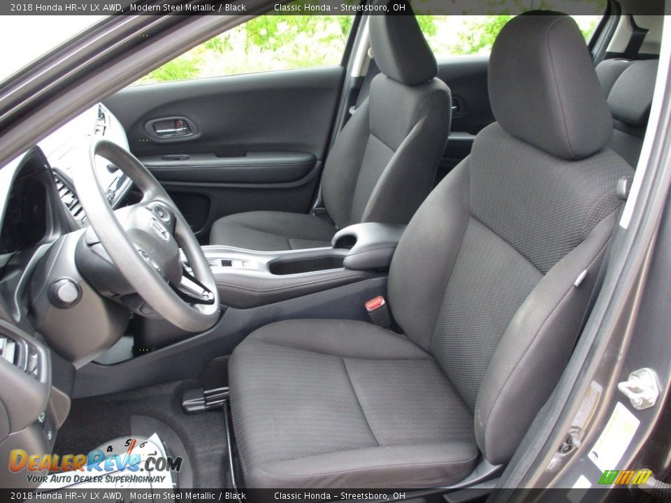 2018 Honda HR-V LX AWD Modern Steel Metallic / Black Photo #22