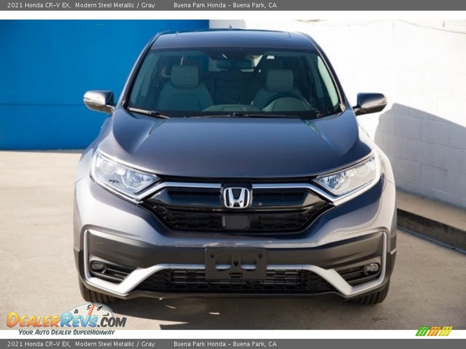 2021 Honda CR-V EX Modern Steel Metallic / Gray Photo #3