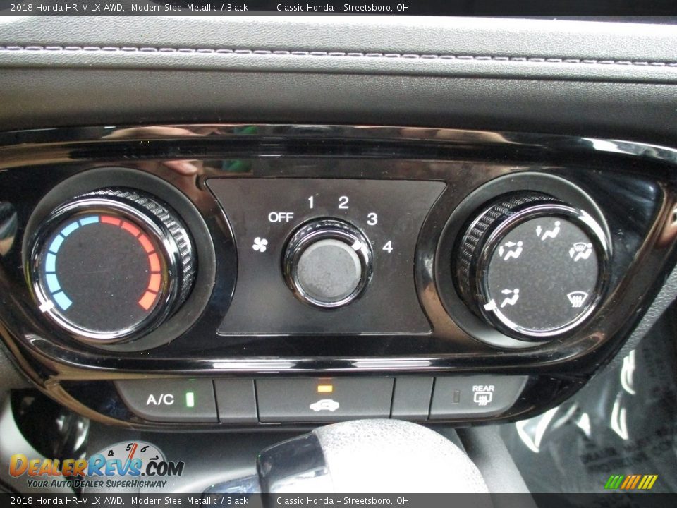 2018 Honda HR-V LX AWD Modern Steel Metallic / Black Photo #30