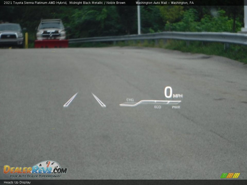 Heads Up Display - 2021 Toyota Sienna