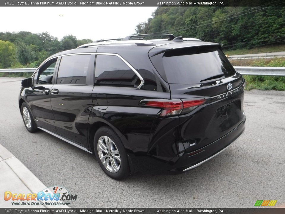 2021 Toyota Sienna Platinum AWD Hybrid Midnight Black Metallic / Noble Brown Photo #16