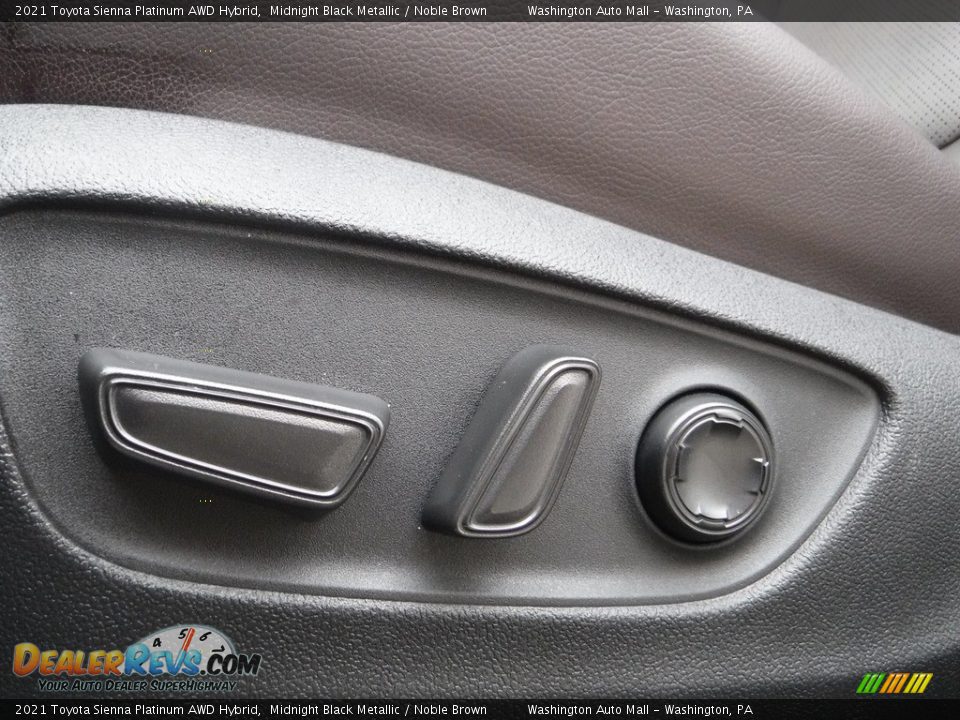 Controls of 2021 Toyota Sienna Platinum AWD Hybrid Photo #25