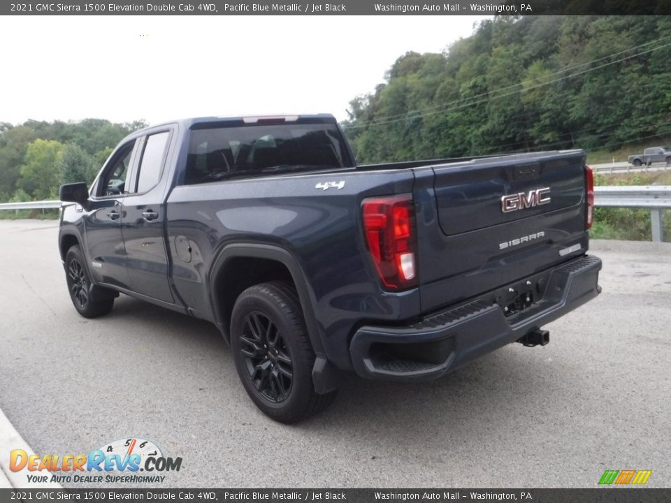 2021 GMC Sierra 1500 Elevation Double Cab 4WD Pacific Blue Metallic / Jet Black Photo #18