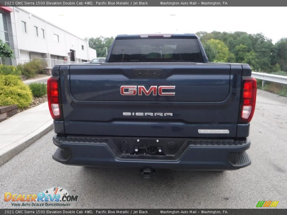 2021 GMC Sierra 1500 Elevation Double Cab 4WD Pacific Blue Metallic / Jet Black Photo #19