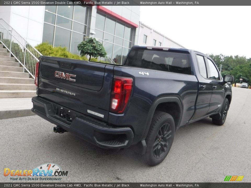 2021 GMC Sierra 1500 Elevation Double Cab 4WD Pacific Blue Metallic / Jet Black Photo #20