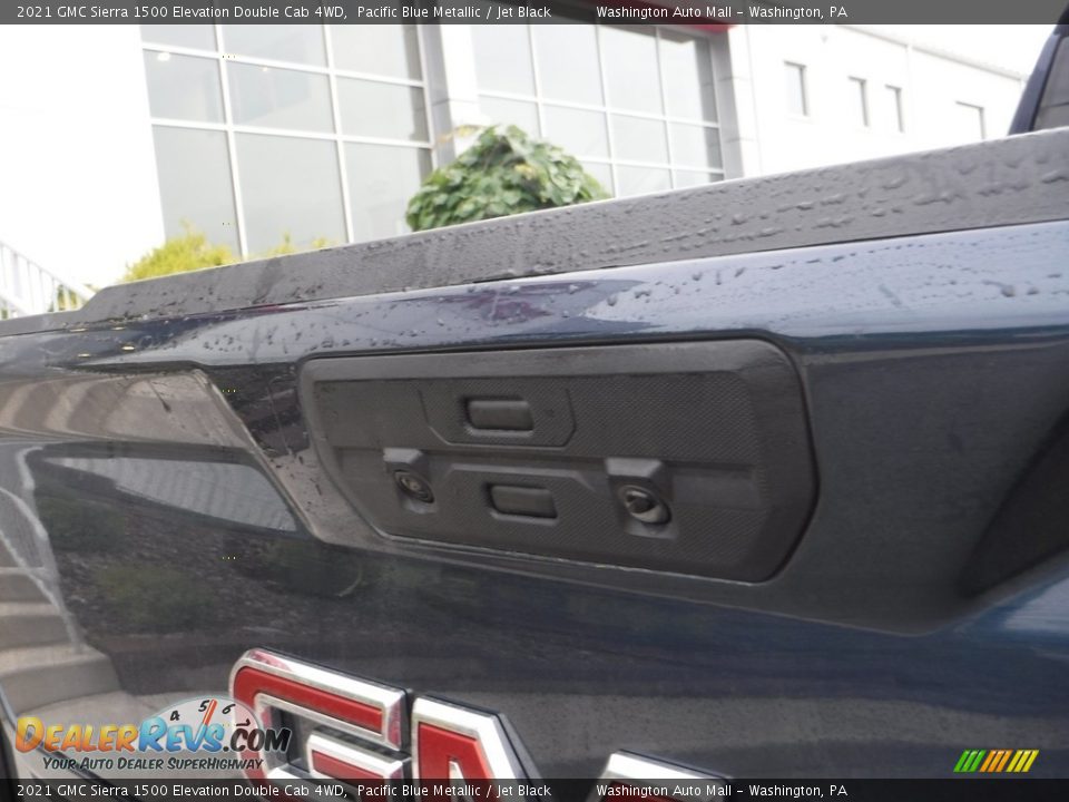 2021 GMC Sierra 1500 Elevation Double Cab 4WD Pacific Blue Metallic / Jet Black Photo #22