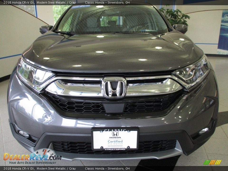 2018 Honda CR-V EX Modern Steel Metallic / Gray Photo #2