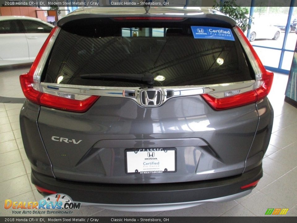 2018 Honda CR-V EX Modern Steel Metallic / Gray Photo #5