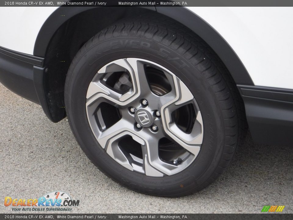 2018 Honda CR-V EX AWD White Diamond Pearl / Ivory Photo #4