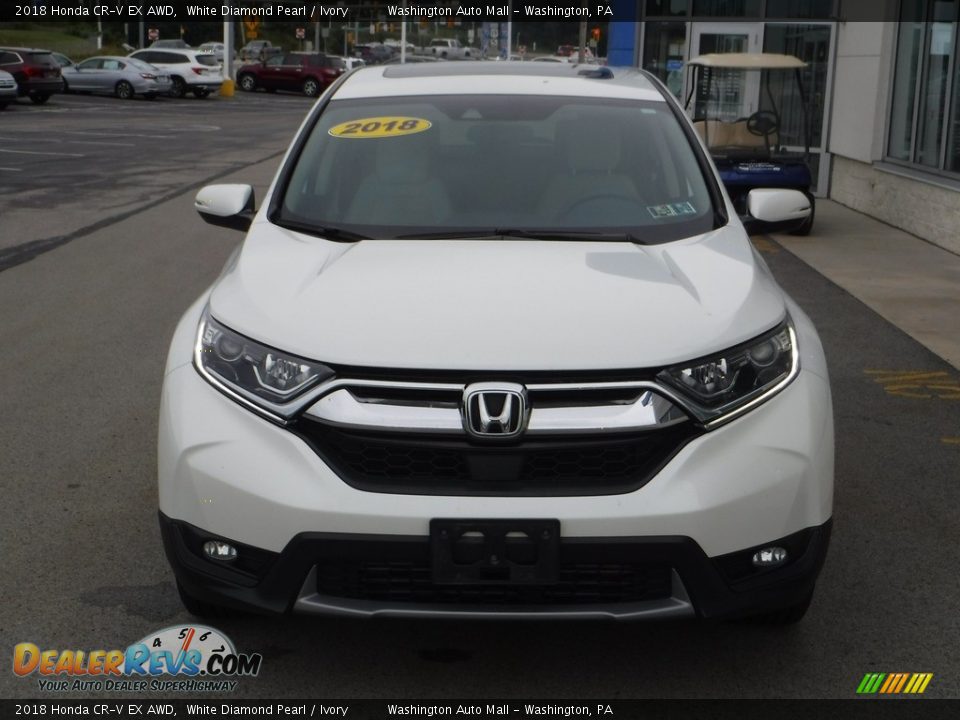 2018 Honda CR-V EX AWD White Diamond Pearl / Ivory Photo #5