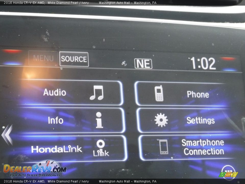 2018 Honda CR-V EX AWD White Diamond Pearl / Ivory Photo #19