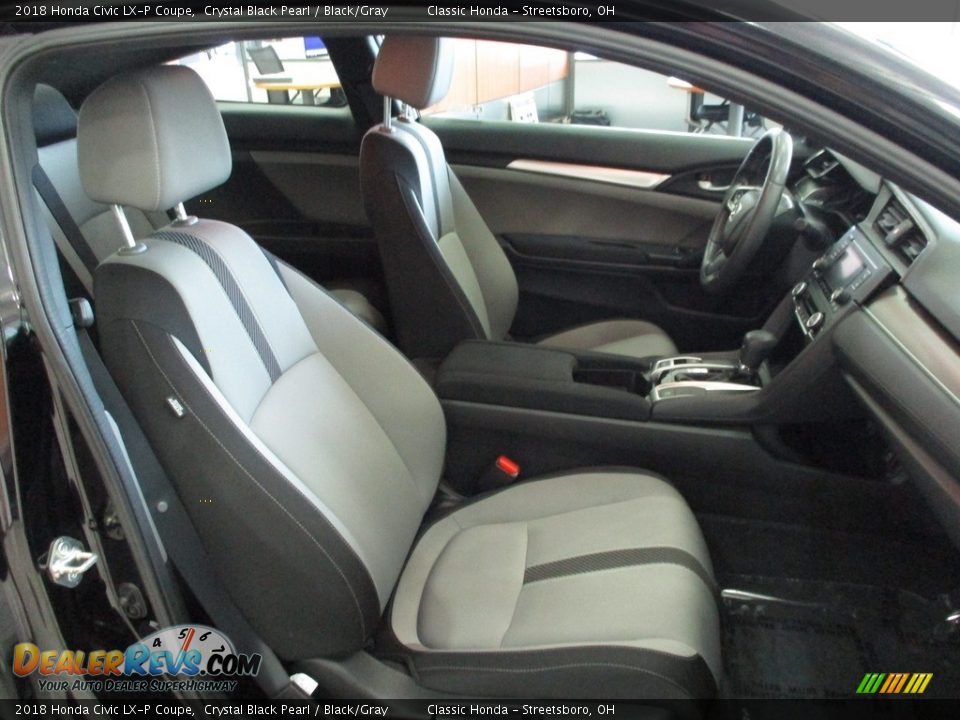 Front Seat of 2018 Honda Civic LX-P Coupe Photo #15