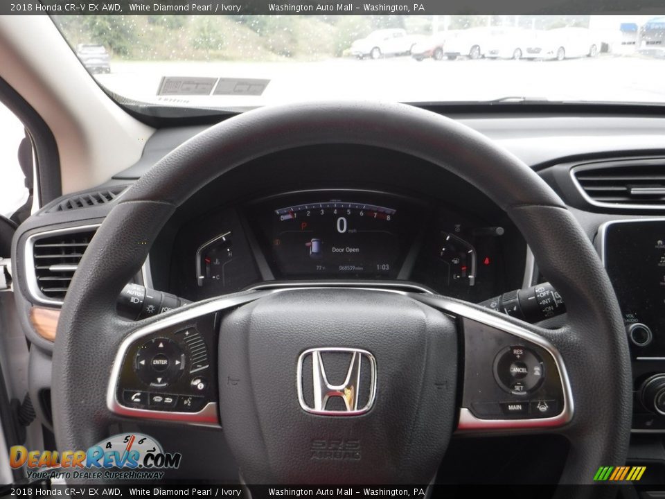 2018 Honda CR-V EX AWD White Diamond Pearl / Ivory Photo #21