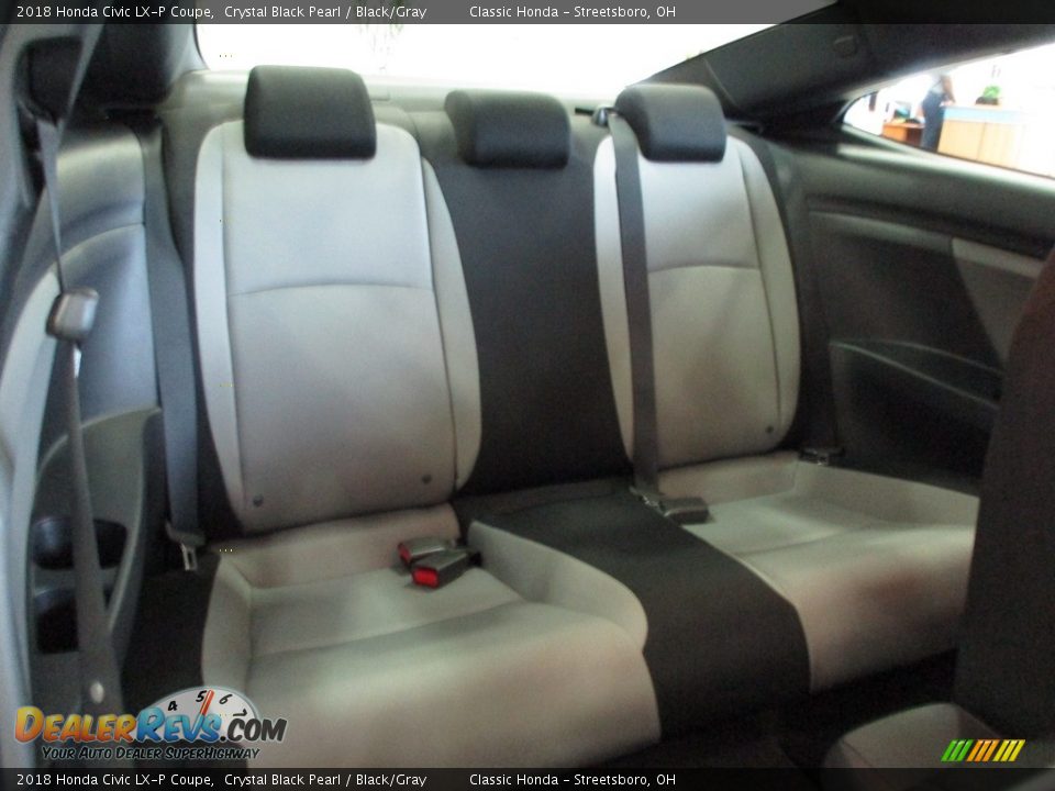 Rear Seat of 2018 Honda Civic LX-P Coupe Photo #17
