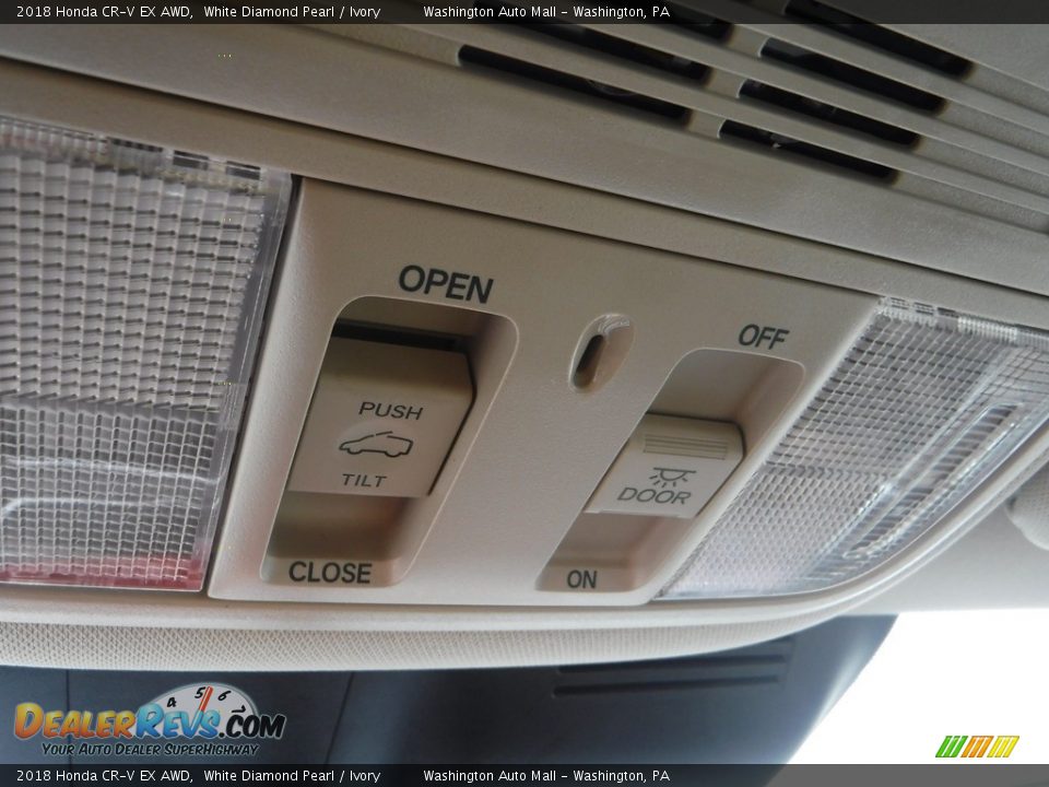 2018 Honda CR-V EX AWD White Diamond Pearl / Ivory Photo #23