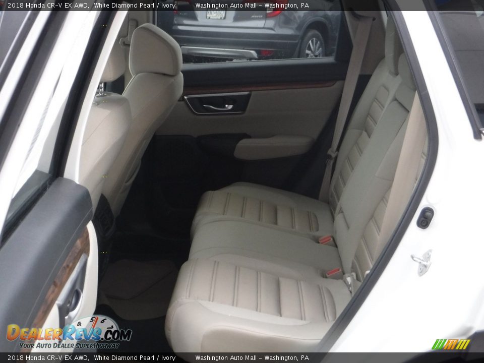 2018 Honda CR-V EX AWD White Diamond Pearl / Ivory Photo #24