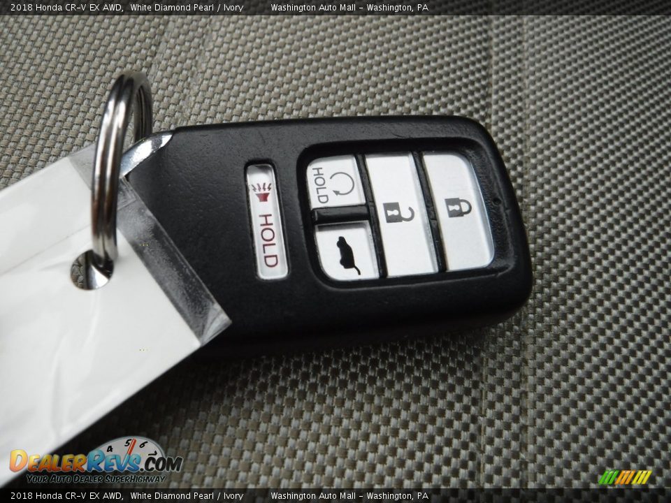 2018 Honda CR-V EX AWD White Diamond Pearl / Ivory Photo #25