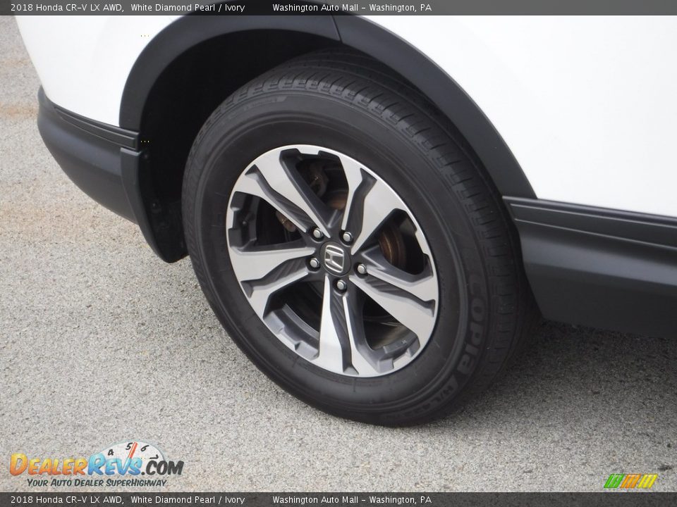 2018 Honda CR-V LX AWD White Diamond Pearl / Ivory Photo #3