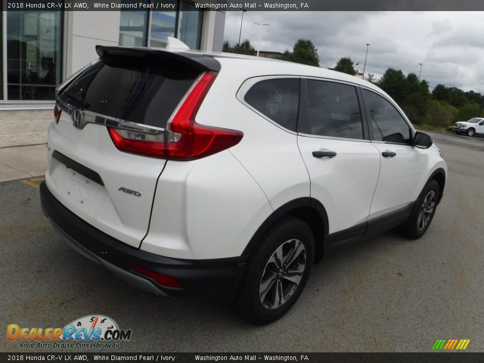 2018 Honda CR-V LX AWD White Diamond Pearl / Ivory Photo #9