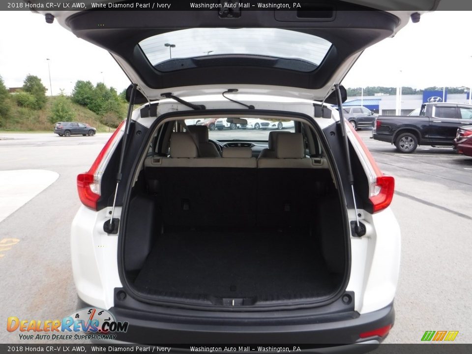 2018 Honda CR-V LX AWD White Diamond Pearl / Ivory Photo #28